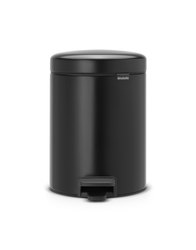  NEWICON MATT BLACK PEDALLI ÇÖP KUTUSU 2X2L - Brabantia