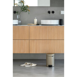 NEWICON METALLIC GOLD PEDALLI ÇÖP KUTUSU 3L - 2