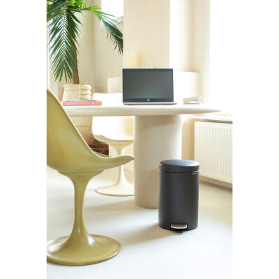 NEWICON MINERAL INFINITE GREY PEDALLI ÇÖP KUTUSU 12L - 2