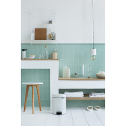 BRABANTIA - NEWICON WHITE PEDALLI ÇÖP KUTUSU 5L (1)