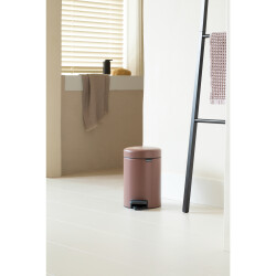 NEWICON SATIN TAUPE PEDALLI ÇÖP KUTUSU 3L - 2