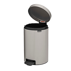 NEWICON SOFT GREY PEDALLI ÇÖP KUTUSU 12L - 4