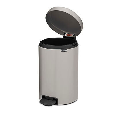 NEWICON SOFT GREY PEDALLI ÇÖP KUTUSU 12L - 4