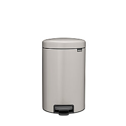 NEWICON SOFT GREY PEDALLI ÇÖP KUTUSU 12L - BRABANTIA