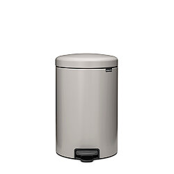 NEWICON SOFT GREY PEDALLI ÇÖP KUTUSU 20L - BRABANTIA