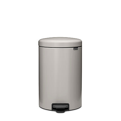 NEWICON SOFT GREY PEDALLI ÇÖP KUTUSU 20L - 1