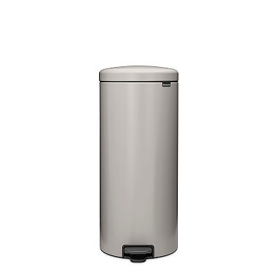 NEWICON SOFT GREY PEDALLI ÇÖP KUTUSU 30L - 1