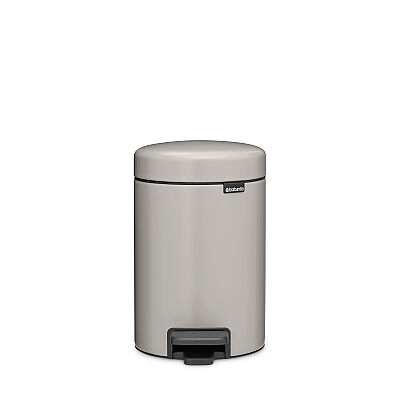 NEWICON SOFT GREY PEDALLI ÇÖP KUTUSU 3L - 1