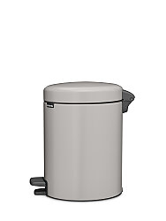 NEWICON SOFT GREY PEDALLI ÇÖP KUTUSU 5L - 4