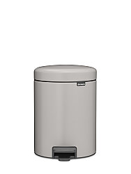 NEWICON SOFT GREY PEDALLI ÇÖP KUTUSU 5L - BRABANTIA