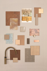  NEWICON WARM BRASS PEDALLI ÇÖP KUTUSU 30L - 5