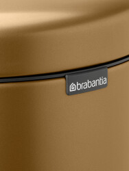  NEWICON WARM BRASS PEDALLI ÇÖP KUTUSU 30L - 3