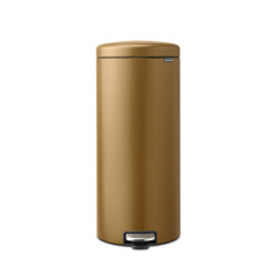  NEWICON WARM BRASS PEDALLI ÇÖP KUTUSU 30L - 1