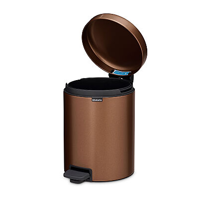 NEWICON WARM BRONZE PEDALLI ÇÖP KUTUSU 5L - 4