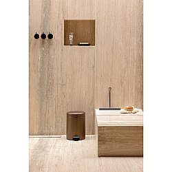 NEWICON WARM BRONZE PEDALLI ÇÖP KUTUSU 5L - BRABANTIA (1)