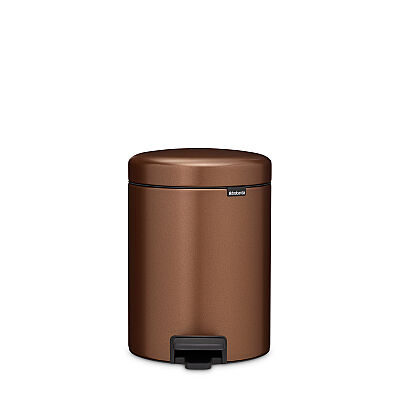 NEWICON WARM BRONZE PEDALLI ÇÖP KUTUSU 5L - 1