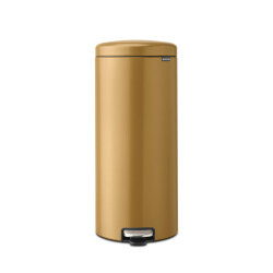  NEWICON WARM GOLD PEDALLI ÇÖP KUTUSU 30L - 1