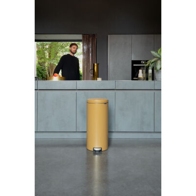  NEWICON WARM GOLD PEDALLI ÇÖP KUTUSU 30L - 2