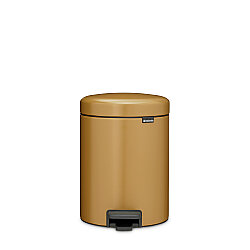  NEWICON WARM GOLD PEDALLI ÇÖP KUTUSU 5L - BRABANTIA