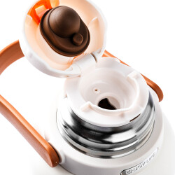 OKADI BEYAZ PASLANMAZ ÇELİK ADVENTURE TUTACAKLI TERMOS 1.2LT - 3