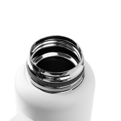 OKADI BEYAZ PASLANMAZ ÇELİK YAN TUTACAKLI SÜZGEÇLİ TERMOS 900ML - TANTİTONİ (1)