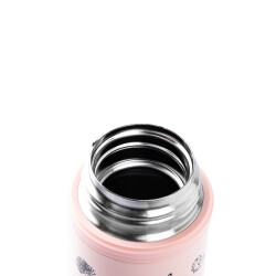 OKADI ÇİÇEK DESENLİ PEMBE PASLANMAZ ÇELİK TERMOS 500ML - 4