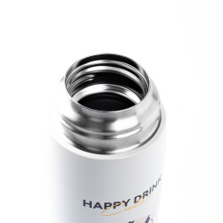 OKADI KAHVERENGİ DESENLİ BARDAKLI PASLANMAZ ÇELİK TERMOS 300ML - 3