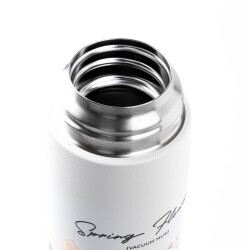 OKADI KAHVERENGİ DESENLİ BARDAKLI PASLANMAZ ÇELİK TERMOS 400ML - 3