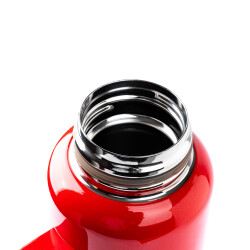 OKADI KIRMIZI PASLANMAZ ÇELİK YAN TUTACAKLI SÜZGEÇLİ TERMOS 900ML - TANTİTONİ (1)