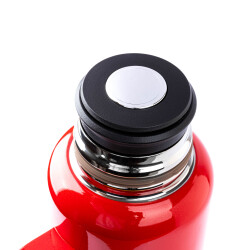 OKADI KIRMIZI PASLANMAZ ÇELİK YAN TUTACAKLI SÜZGEÇLİ TERMOS 900ML - TANTİTONİ (1)