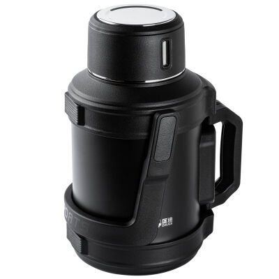 OKADI OUTDOOR SİYAH KULPLU PASLANMAZ ÇELİK TERMOS 3L - 1