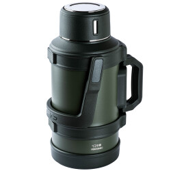 OKADI OUTDOOR YEŞİL KULPLU PASLANMAZ ÇELİK TERMOS 4L - TANTİTONİ