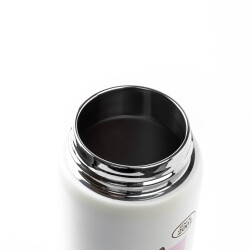 OKADI PEMBE DESENLİ PASLANMAZ ÇELİK TERMOS 380ML - 3