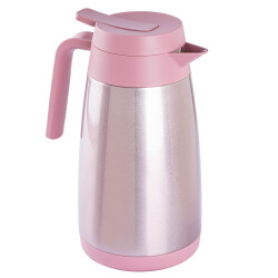 OKADI PEMBE PASLANMAZ ÇELİK ÇAY TERMOSU 1L - TANTİTONİ