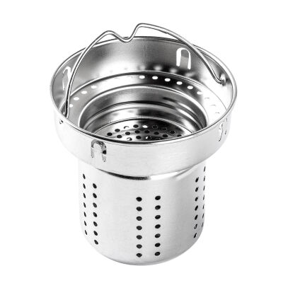 OKADI SÜZGEÇLİ BEYAZ PASLANMAZ ÇELİK TERMOS 1L - 4