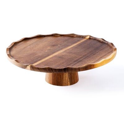 ÖZEL AHŞAP KEK STANDI 30X9CM - 1