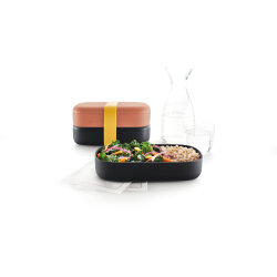 PEMBE ÇİFT KATLI YEMEK TAŞIMA KABI 2 X 0,5L - 3