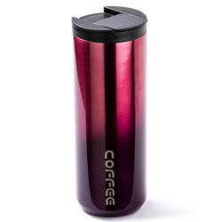 PEMBE GEÇİŞLİ PASLANMAZ ÇELİK TERMOS 500ML - Tantitoni