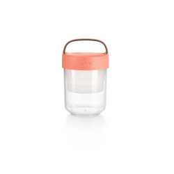 PEMBE KAPAKLI TRİTAN ON THE GO KAVANOZ 400ML - 1