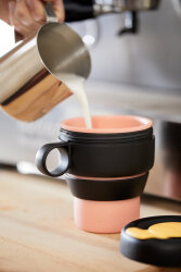 PEMBE KATLANIR SİLİKON MUG TO GO - 3