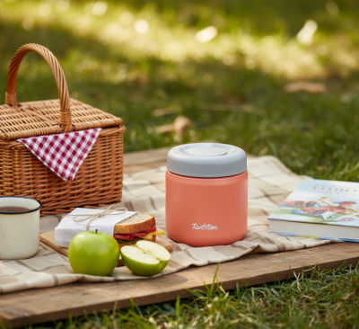 PEMBE PASLANMAZ ÇELİK YEMEK TERMOSU 480ML - 3