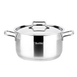 PREMIUM PASLANMAZ ÇELİK DERİN TENCERE 22X12CM - Tantitoni