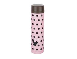 PUANTİYELİ PEMBE PASLANMAZ ÇELİK TERMOS 360ML - TANTİTONİ