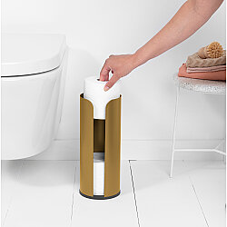 RENEW WARM GOLD TUVALET KAĞIDI SAKLAMA KUTUSU - BRABANTIA (1)