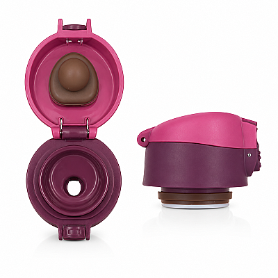 ROSE GOLD PASLANMAZ ÇELİK TERMOS KAPAĞI 450ML - 1
