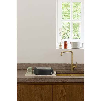 SINKSIDE SOFT BEIGE SİLİKON BULAŞIK KURUTMA MATI - 4