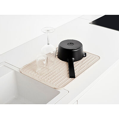SINKSIDE SOFT BEIGE SİLİKON BULAŞIK KURUTMA MATI - 2