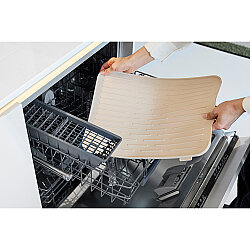 SINKSIDE SOFT BEIGE SİLİKON BULAŞIK KURUTMA MATI - 3