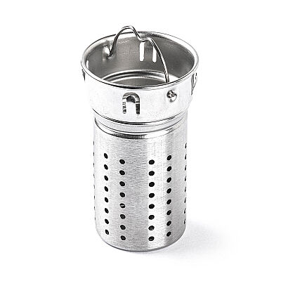 SİYAH ÇİFT KATMANLI SÜZGEÇLİ PASLANMAZ ÇELİK TERMOS 800ML - 5