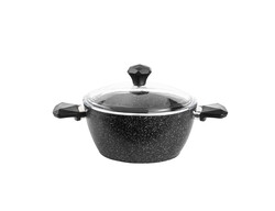 SİYAH GEMME GRANITTE GRANİT DERİN TENCERE 18CM - Tantitoni